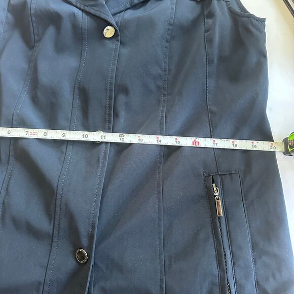 Coldwater Creek Women’s Sleeveless Long Vest Jacket Navy XS NWT $129 Gorpcore - Picture 7 of 10
